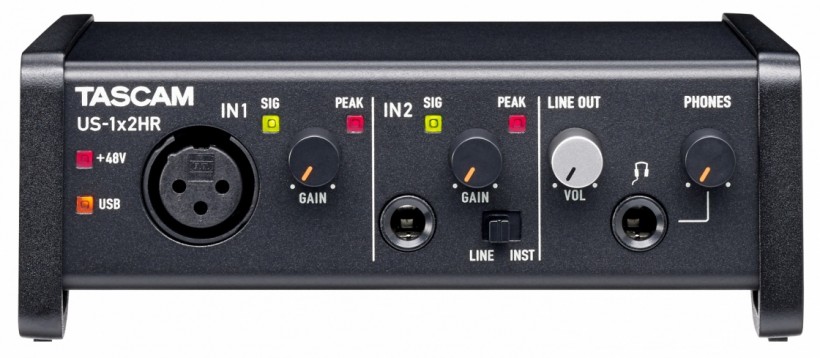Tascam 發(fā)布新 US-HR 系列三款 USB-C 音頻接口：US-1x2HR、US-2x2HR、US-4x4HR